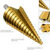 3PCS HSS Step Bits, High Speed Steel Step Drill Bits