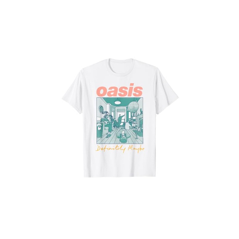 Oasis – Definitely Maybe Pink T-Shirt