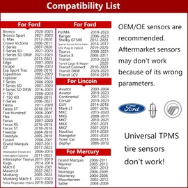 EL-50449 Herramienta de Reaprendizaje TPMS de Ford Herramienta de Reinicio TPMS para Ford Lincoln Mercury Reinicio de Sensor de Presión de Neumáticos Herramienta de Programación TPMS para F150 F250