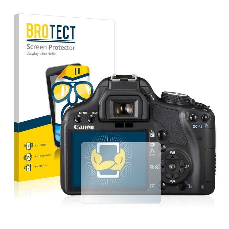 BROTECT Screen Protectors for Canon EOS 500D Ultra Clear Pack