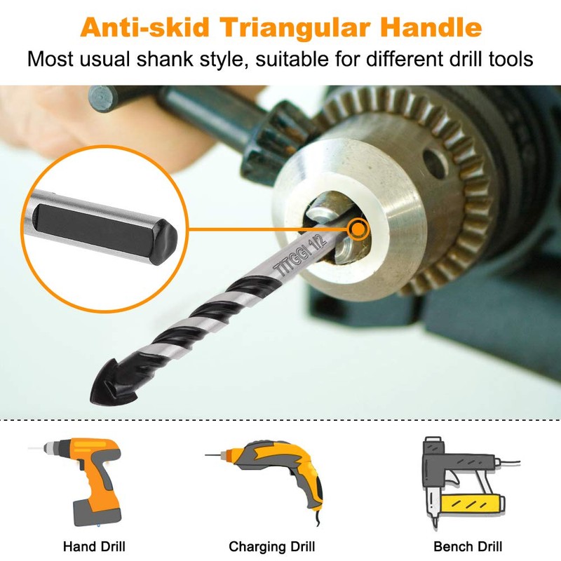 Masonry Drill Bit Set & Carbide Drill Bits, Extension Professional