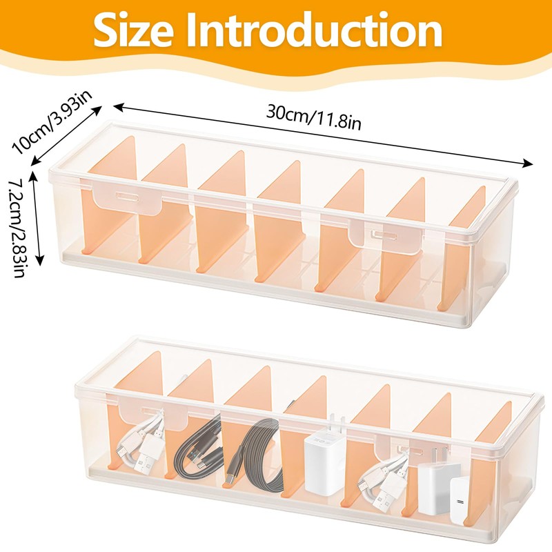 Cable Organiser Box, General Cable Storage Box, Cable Organiser with