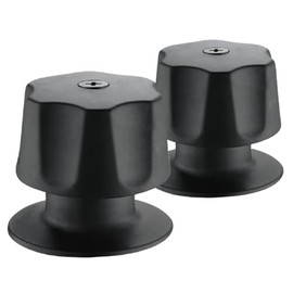 ROALFLUX 36207, Manerales para Regadera, Metálicos, Color Negro, Set de 2 Piezas, Prime