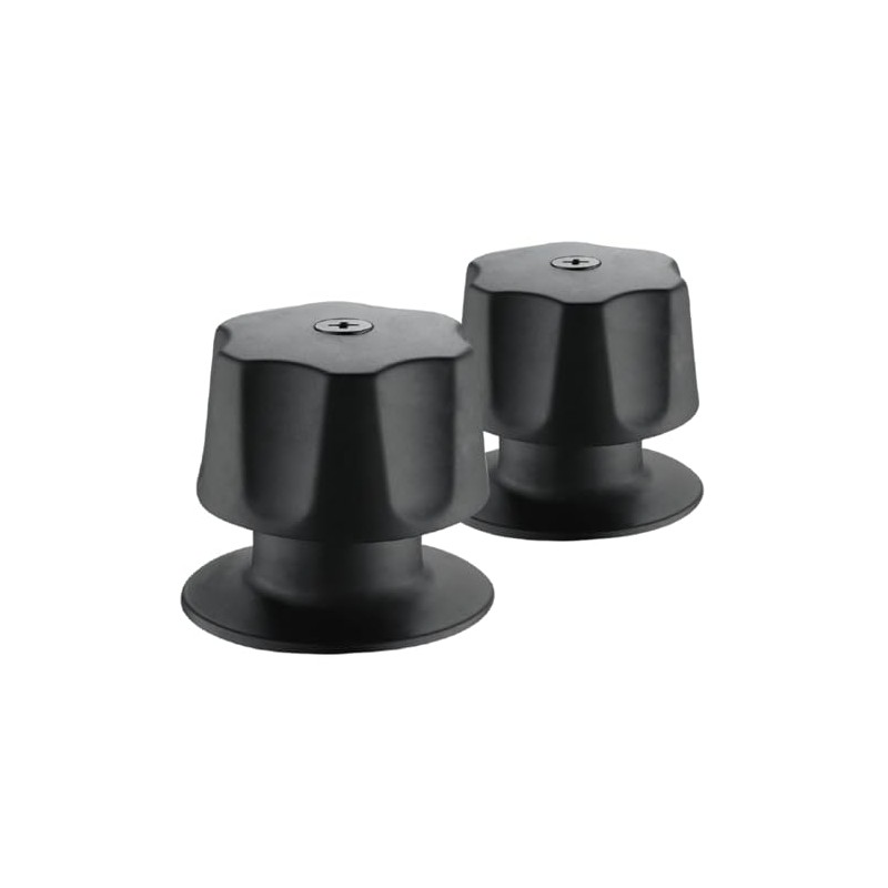 ROALFLUX 36207, Manerales para Regadera, Metálicos, Color Negro, Set de