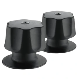 ROALFLUX 36207, Manerales para Regadera, Metálicos, Color Negro, Set de 2 Piezas, Prime
