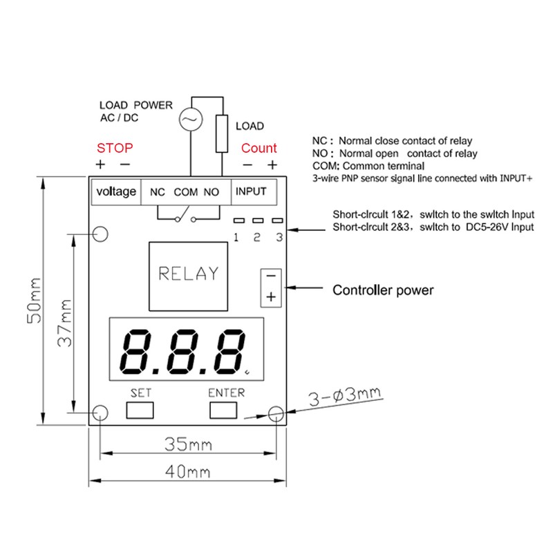 CT 1.1 Counter Controller Module Counter Kit Module Circuit Board