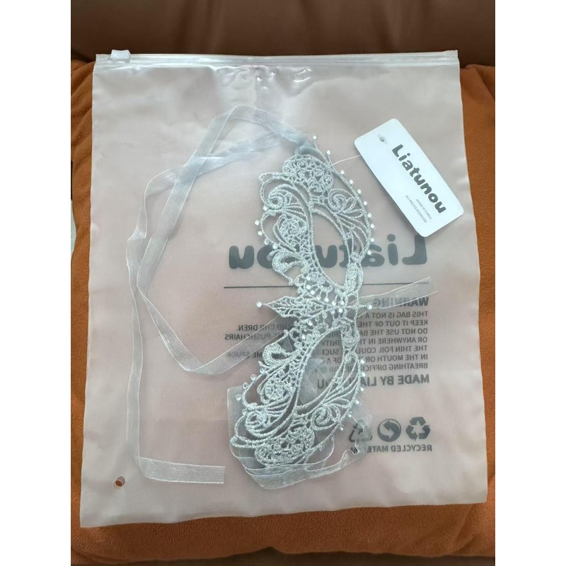 Liatunou Women's Masquerade Mask Lace Eye Mask for Ball Proms