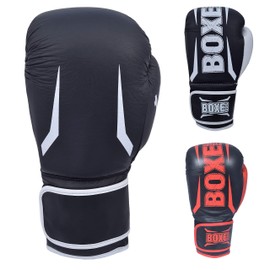 Boxe360 Boxster Boxing Gloves Muay Thai Training Genuine Cow Hide Leather Sparring Punching Gloves Kickboxing Fighting Gloves