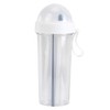 Qiilu - Botella de agua de 600 ml, innovadora botella