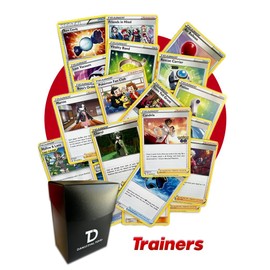 Dan123yal Trainer TCG Booster Random Assortment Bundle || 50 Random Trainer Cards Deck Box