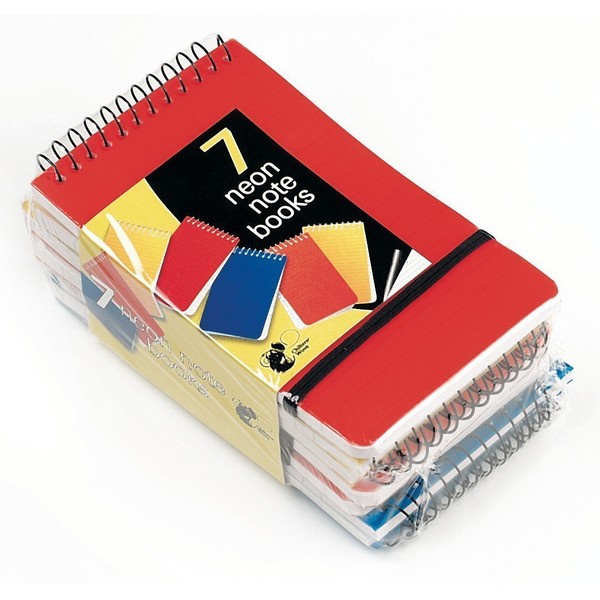 Neon Notebooks Small 21pk by Chiltern Wove