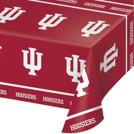 Trendware Indiana University Plastic Tablecloths, 3 ct