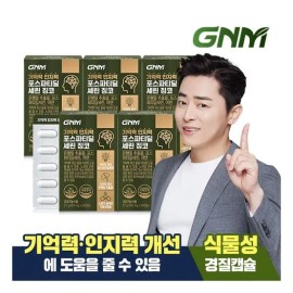 quality of nature [GNM자연의품격] [5개월] 기억력 인지력 포스파티딜세린 징코 (450mg x 60캡슐x 5박스)