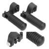 Pair of Motorcycle Foot Pegs, Highway Pegs for Crash Bars,