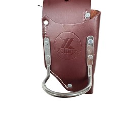 Zeluga 20-422 2-in-1 Carpenters, Electricians Leather Tool and Hammer Holder, Hammer & Pliers Holster, Fits Belt up to 3inches, Brown