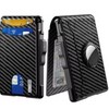 RFID Blocking Carbon Fiber Wallet for Cards and Cash -
