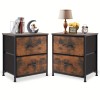 SMUG 2 Drawer Dresser Nightstand Pack Of 2 Bedroom Storage