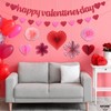 Happy Valnetines Day Honeycombs and Banner