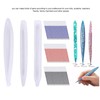 9Pcs Pen Resin Molds Silicone Smoothing Durable Easy Removal Ballpoint