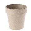 Pack of 12 Paper Mache Flower Pots - Papier Mache