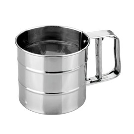 IBILI" Bistrot Flour Sifter, Stainless Steel Silver, 10 x 10 x 17 cm