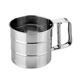 IBILI" Bistrot Flour Sifter, Stainless Steel Silver, 10 x 10 x 17 cm