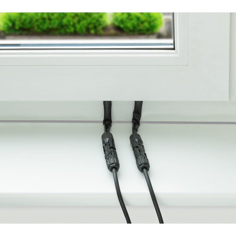 revolt MC4 Connectors: Set of 8 Flat Solar Window Feed-Through