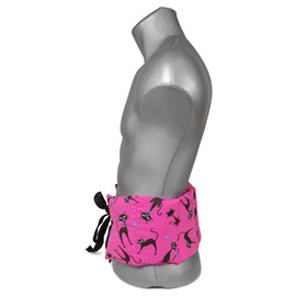 Organic Spelt Cushion 7 Chamber with Ribbon 65 x 15 Cat Pink Heat Belt Long Cushion for Tying Back