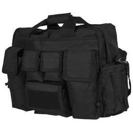 LAPG Camping Jumbo Bail Out Bag - Survival Range Gear With Multiple Pockets, Multi-functional Hiking Bug Out Bag, Black