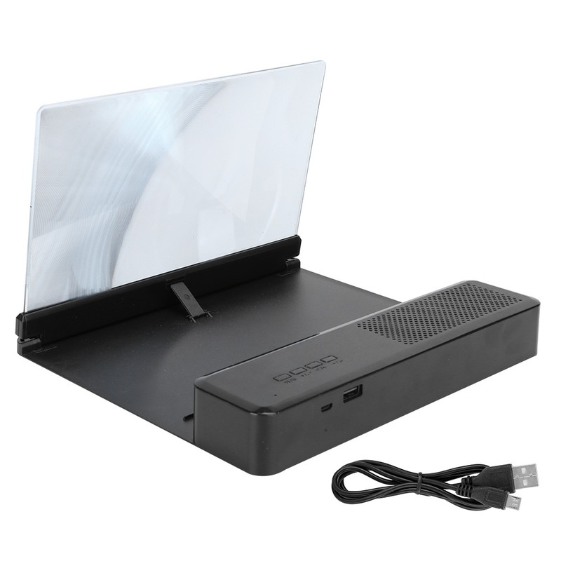 26X 10 Inch Wireless Speaker Mobile Phone Screen Magnifier Bluetooth