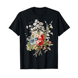 Elegant Bouquet Antique Plants Botanical Vintage Gift Tee T-Shirt