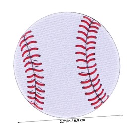 ULTECHNOVO 2pcs Cute Car Cup Coasters with Baseball Pattern Rubber Drink Mats for Car Nonslip Truck Accessories Protects Cup Holders Enhances Interior Style