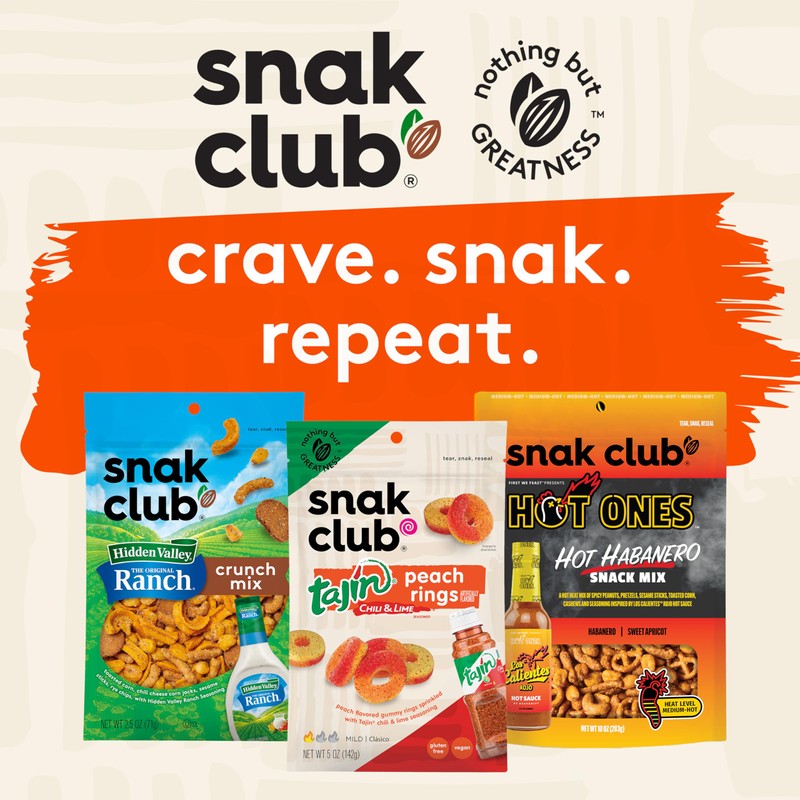 Snak Club Toffee Peanuts, Candied Peanuts with Praline Coat and