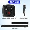 Bluetooth Remote Control for GoPro Hero 13/12/11/10/9/MAX, Insta360 X5/X4/X3/Ace Pro/Ace