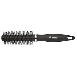 Diane Charcoal Soft Touch Handle Collection Round Brush