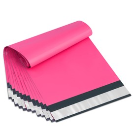 UCGOU Poly Mailers 6x9 Inch Hot Pink 200 Pack Mini #1 Shipping Bags Strong Mailing Envelopes Thick Self Seal Adhesive Waterproof and Tear Proof Boutique Postal Small Business for Jewelry and More