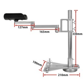 Strong Hand Tools Fully Articulated Arm Rest, Fully Adjustable, Welding/Fabrication, ARA18, Strong Hand Tools