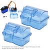 Acouto 2 Count Rectangular Plastic Storage Box for RC Receiver,