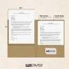 LUXPaper 9" x 12" Presentation Folders | Two Pocket |