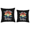 Funny Tonsillectomy Recovery For A Tonsils Removal Survivor Throw Pillow