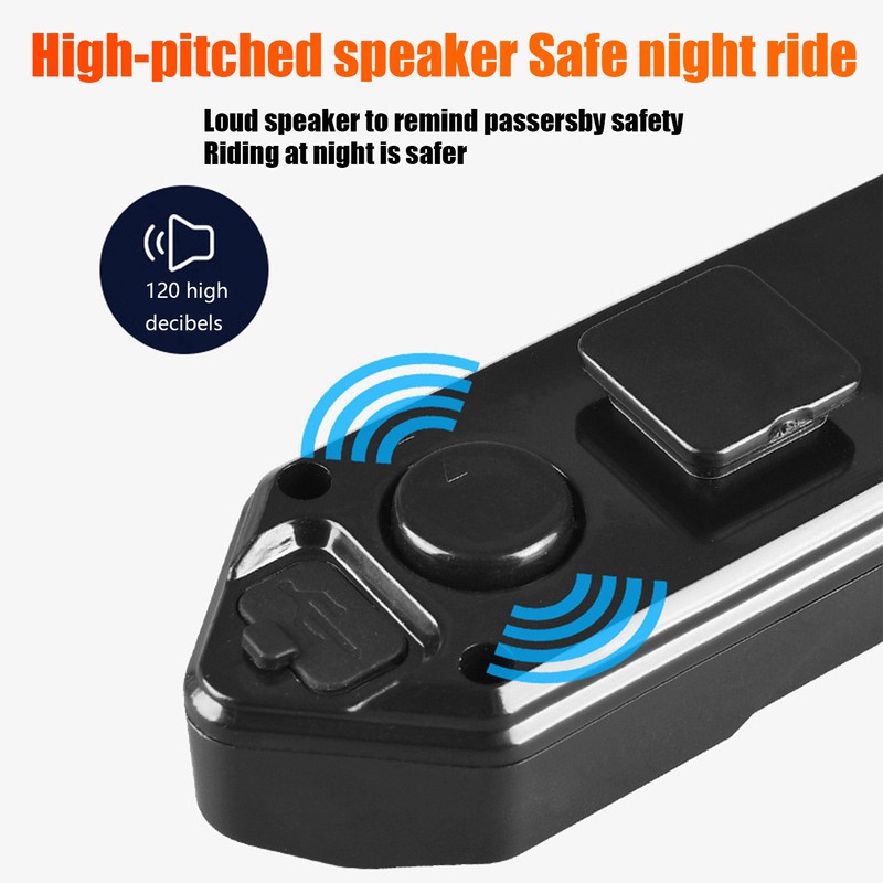 Hot Warning Light With Horn Smart Remote Control Turn Signal