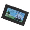 Weather Clock with Color Touch Screen Backlight Indoor Outdoor Thermometer