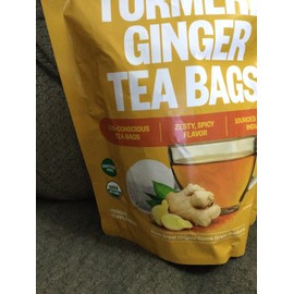 From Great Origins New From Great Origins Organic Turmeric Ginger Tea Bags, Herbal, 100 Count