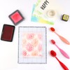 3Pcs/Set Stick and Stamp Mat and Fixed Stamp Blending Template