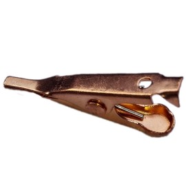 Toothless Alligator Test Clip Copper Plated with Smooth Jawed and Microscopic Tip 5amp(pack of 10)
