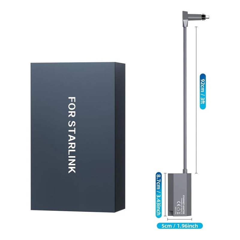 Starlink Adaptador Ethernet Red Satelital Para V2 Gen 2