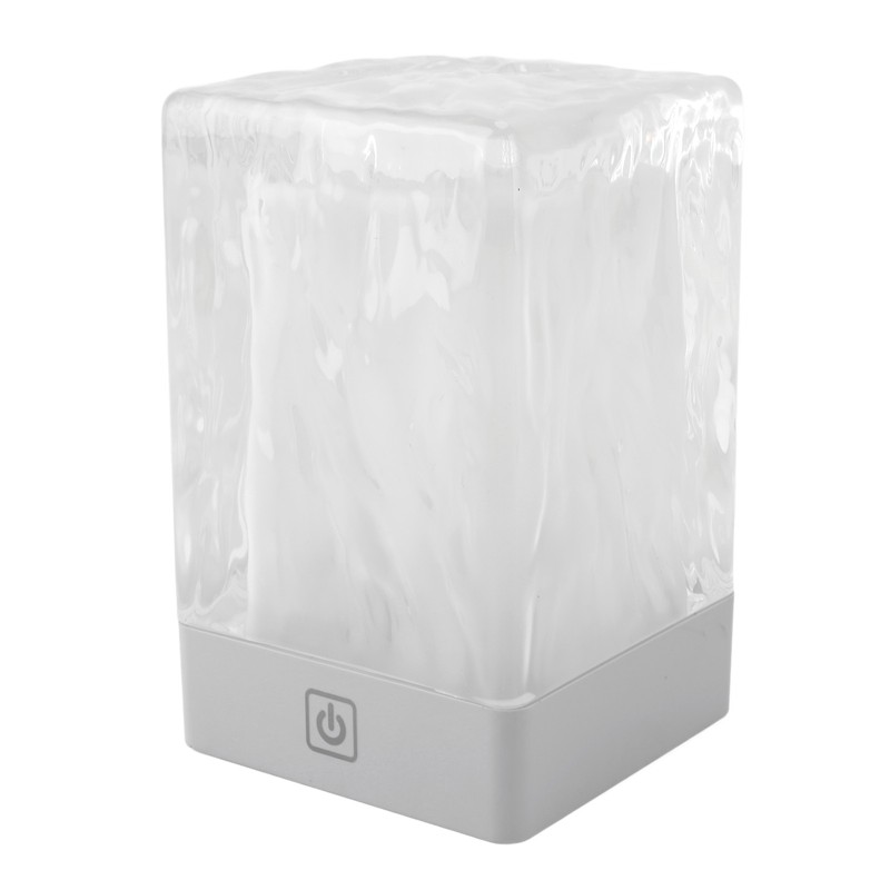 Crystal Table Lamp LED Night Light 3 Level Brightness Touch