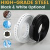 White Metal Strap with Holes 3/4 Inch×33-Feet Perforated Hanger Strap