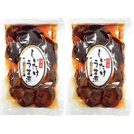 Domestically Produced Shiitake Mushrooms Boiled Hall, 7.1 oz (200 g) x 2 Bags, Vegetable Tsukudani (Flavored Shiitake Mushrooms), Side Dishes, Side Dishes, Shiitake Mushrooms