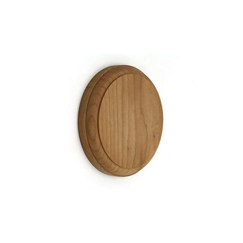 Round Rosette, Solid Hardwood Cherry, 4 1/2" x 3/4", Stair